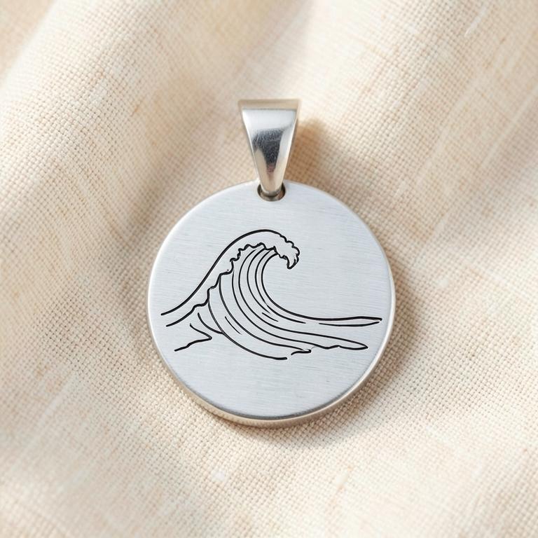 Concept visual of the Margaret River Wave engraving design